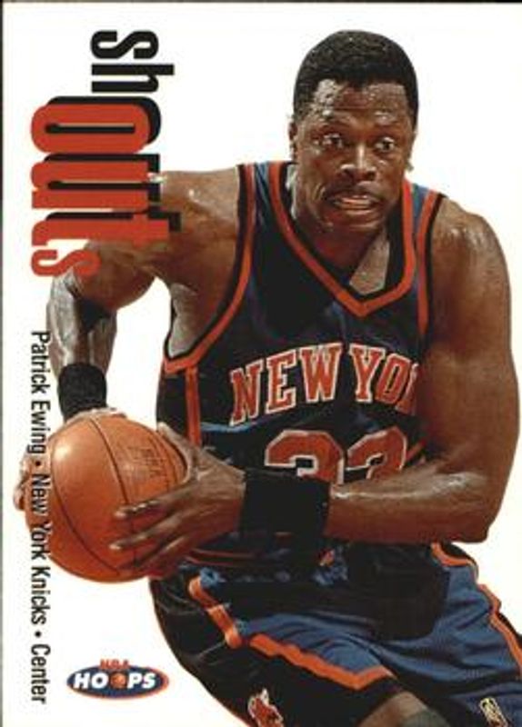 Patrick Ewing 1998 Hoops #4-SO Shout Outs RAW
