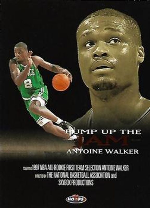 Antoine Walker 1998 Hoops #6-PJ Pump Up the Jam RAW