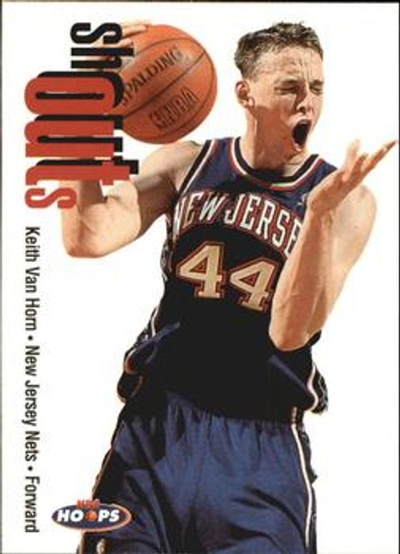 Keith Van Horn 1998 Hoops #27-SO Shout Outs RAW