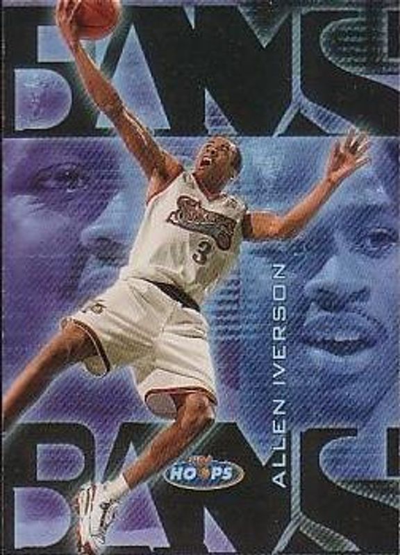Allen Iverson 1998 Hoops #3-B Bams /250 RAW