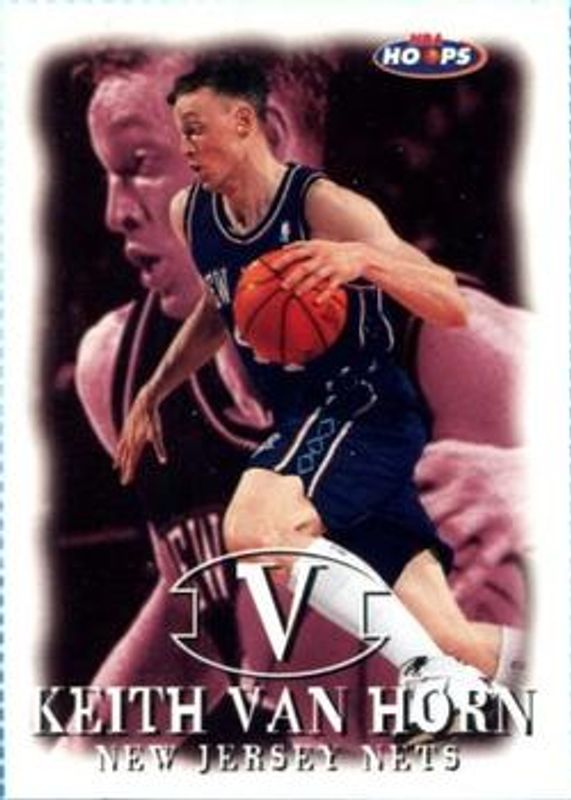Keith Van Horn 1998 Hoops Promo Sheet Singles RAW