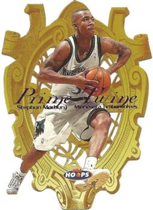 Stephon Marbury 1998 Hoops #10-PT Prime Twine /500 RAW