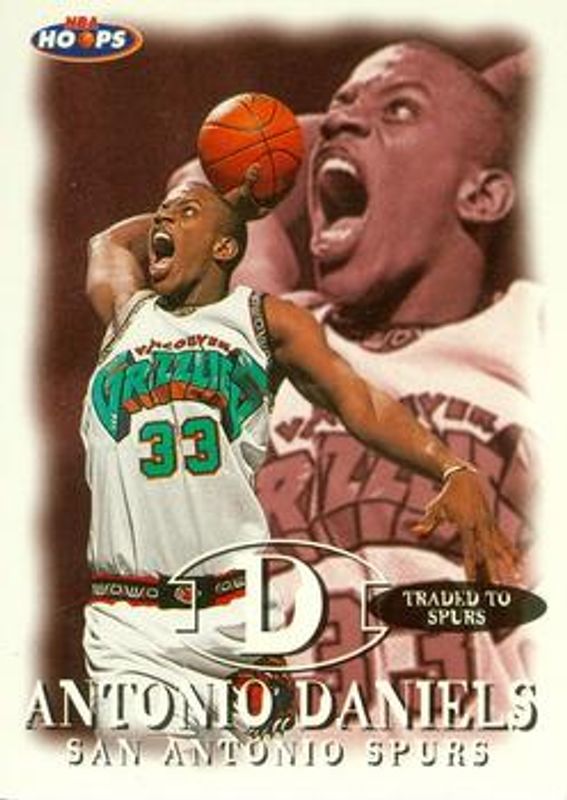 Antonio Daniels 1998 Hoops #124 Base RAW