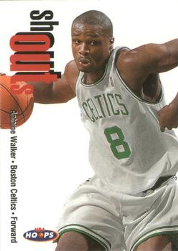 Antoine Walker 1998 Hoops #28-SO Shout Outs RAW