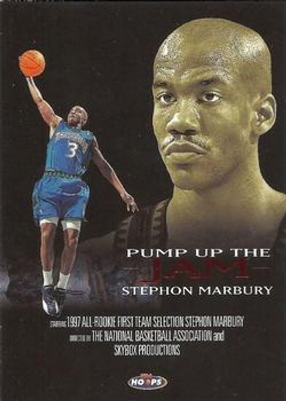 Stephon Marbury 1998 Hoops #1-PJ Pump Up the Jam RAW
