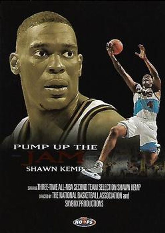 Shawn Kemp 1998 Hoops #8-PJ Pump Up the Jam RAW