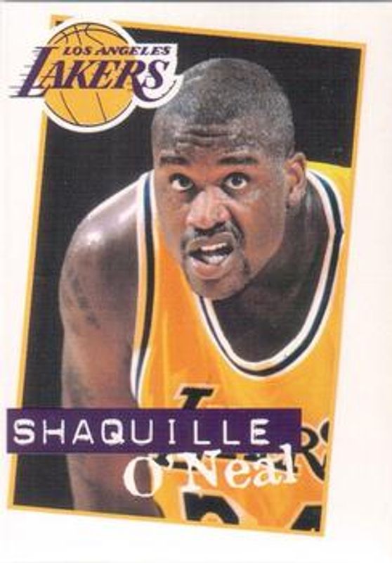 Shaquille O'Neal 1998 Panini NBA Stickers #122 Base RAW