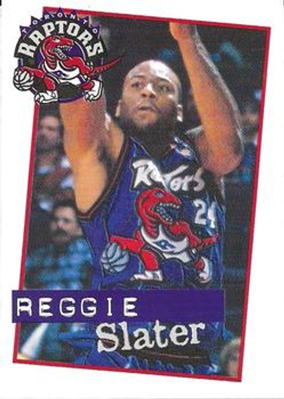 Reggie Slater 1998 Panini NBA Stickers #72 Base RAW