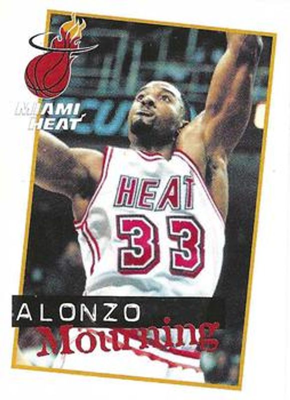 Alonzo Mourning 1998 Panini NBA Stickers #8 Base Price Guide