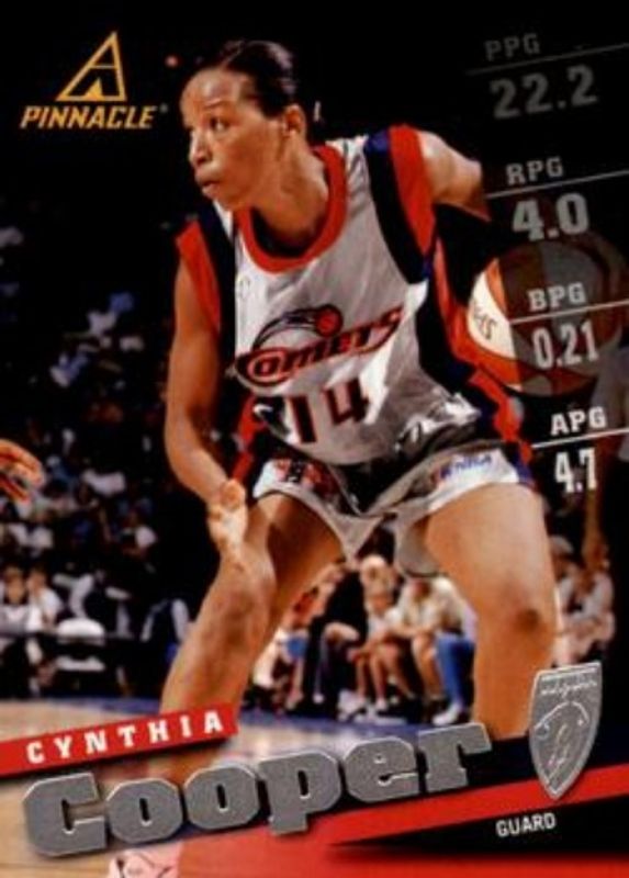 Cynthia Cooper-Dyke 1998 Pinnacle WNBA #10 Base RAW