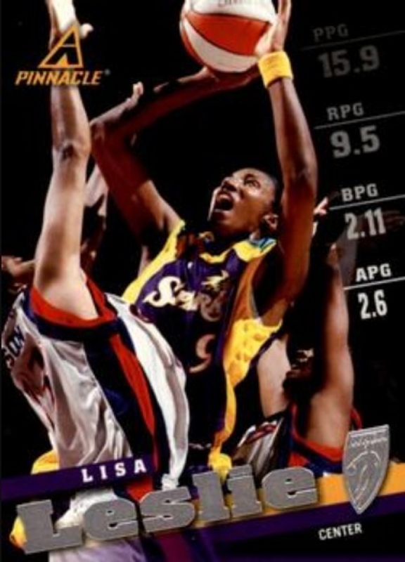 Lisa Leslie 1998 Pinnacle WNBA #2 Base RAW