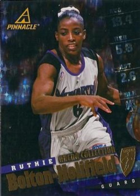 Ruthie Bolton 1998 Pinnacle WNBA #4 Arena Collection RAW