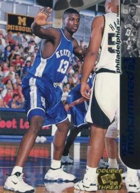 Nazr Mohammed 1998 Press Pass Double Threat #21 Torquers Rookie RAW