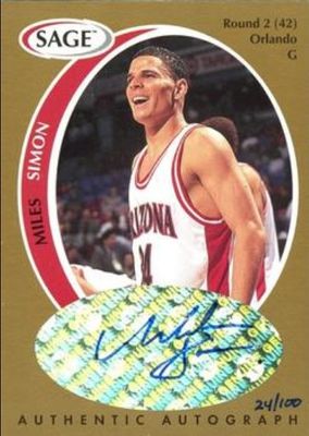 1998 Sage #A42 Autographs Gold /110