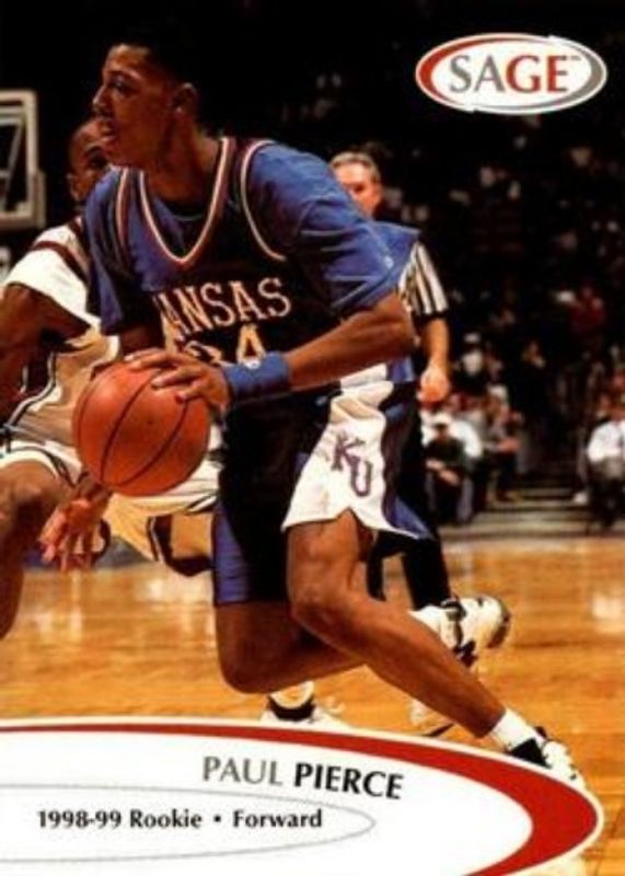 Paul Pierce 1998 Sage #40 Base Rookie RAW