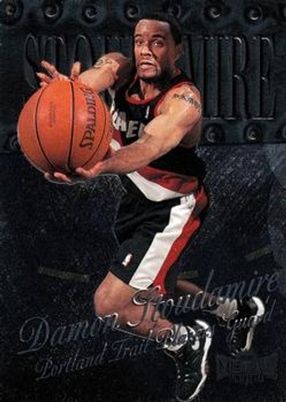 Damon Stoudamire 1998 Metal Universe #123 Base RAW