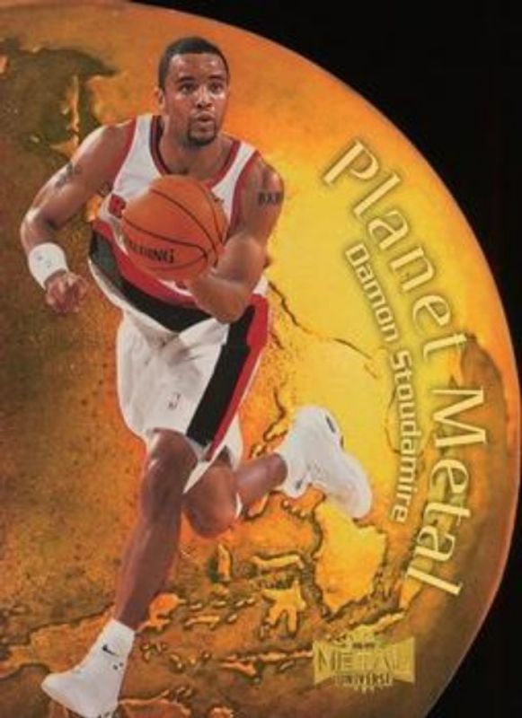 Damon Stoudamire 1998 Metal Universe #13-PM Planet Metal RAW