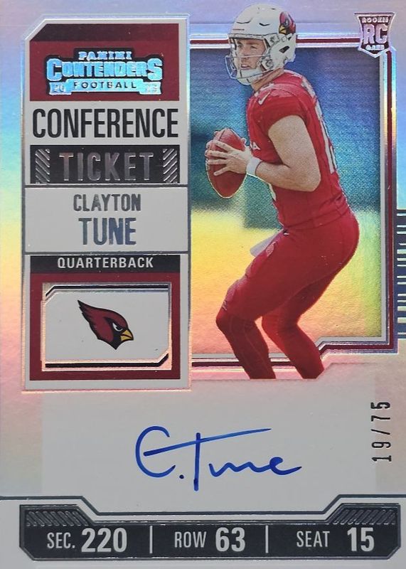 2023 Contenders #106 Rookie Ticket Auto - Conference Ticket /75