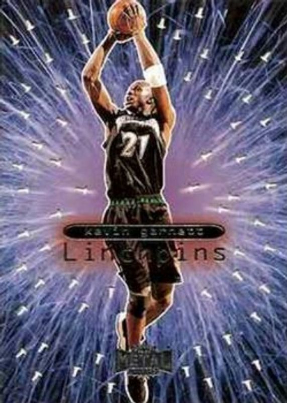 Kevin Garnett 1998 Metal Universe #3-LP Linchpins RAW