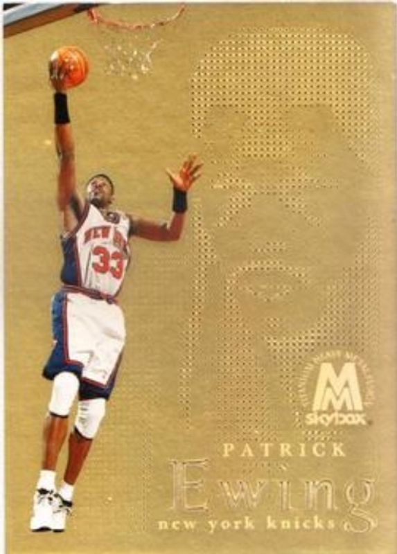 Patrick Ewing 1998 SkyBox Molten Metal #24F Titanium Fusion /40 RAW
