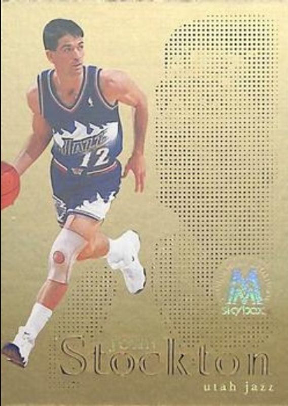 John Stockton 1998 SkyBox Molten Metal #11F Titanium Fusion /40 RAW