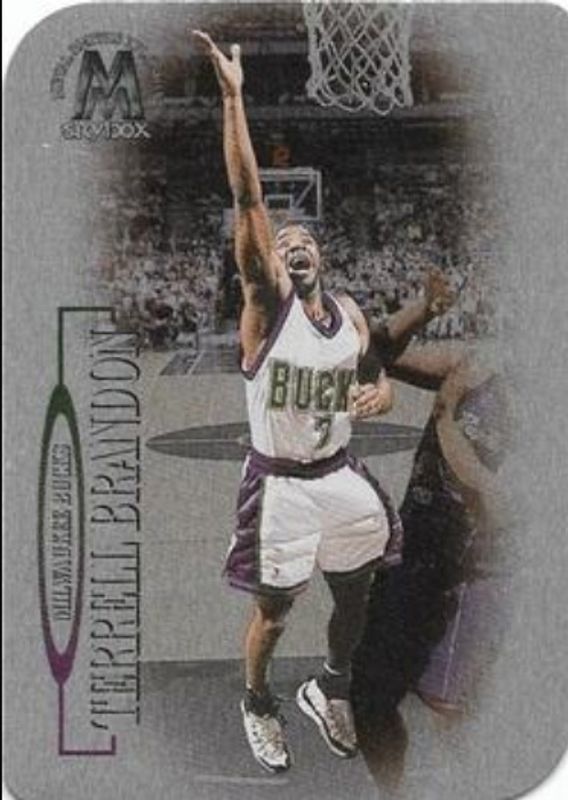 Terrell Brandon 1998 SkyBox Molten Metal #63 Xplosion RAW