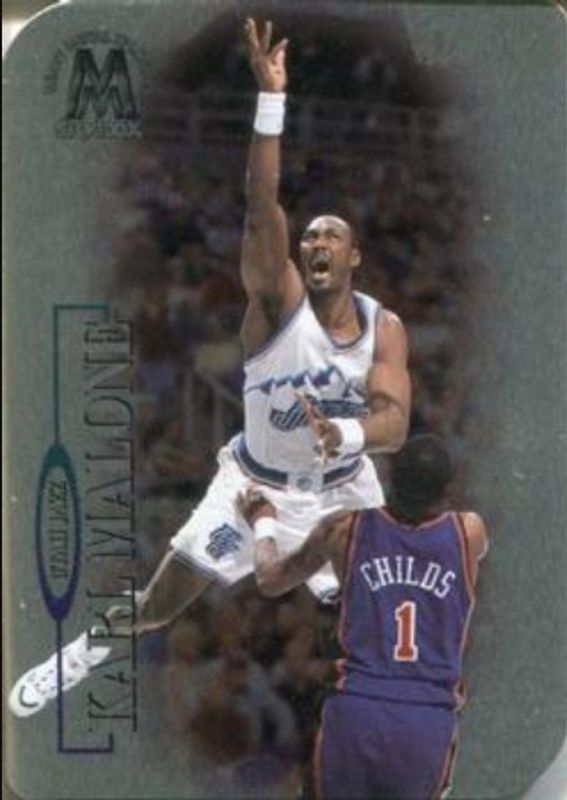 Karl Malone 1998 SkyBox Molten Metal #114 Xplosion RAW