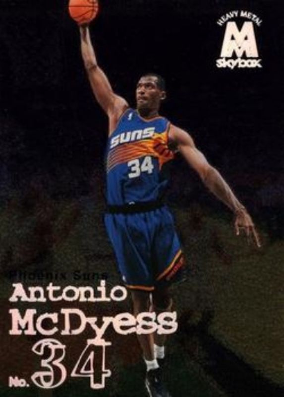 Antonio McDyess 1998 SkyBox Molten Metal #112 Base RAW