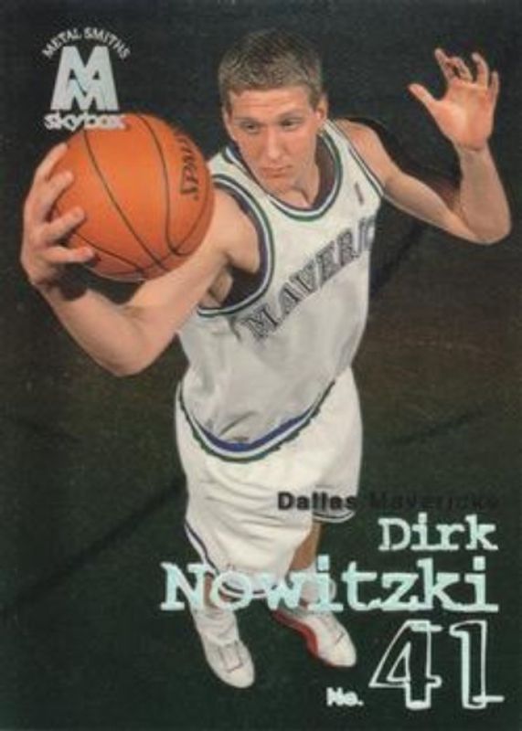 Dirk Nowitzki 1998 SkyBox Molten Metal #35 Base Rookie RAW