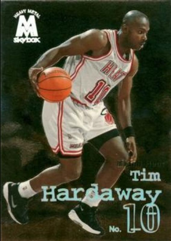 Tim Hardaway 1998 SkyBox Molten Metal #106 Base RAW