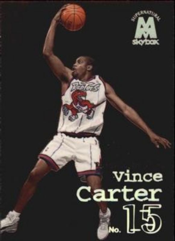 Vince Carter 1998 SkyBox Molten Metal #134 Base Rookie RAW