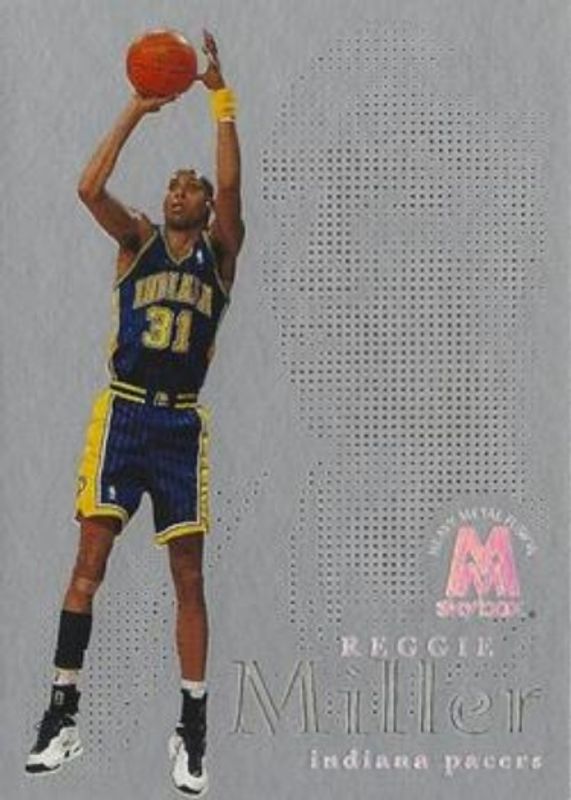 Reggie Miller 1998 SkyBox Molten Metal #8F Fusion /250 RAW