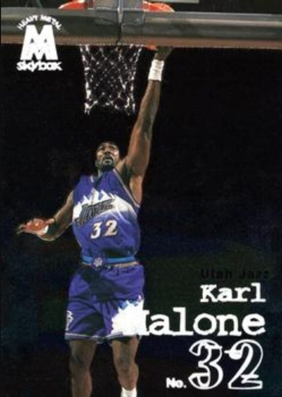 Karl Malone 1998 SkyBox Molten Metal #114 Base RAW
