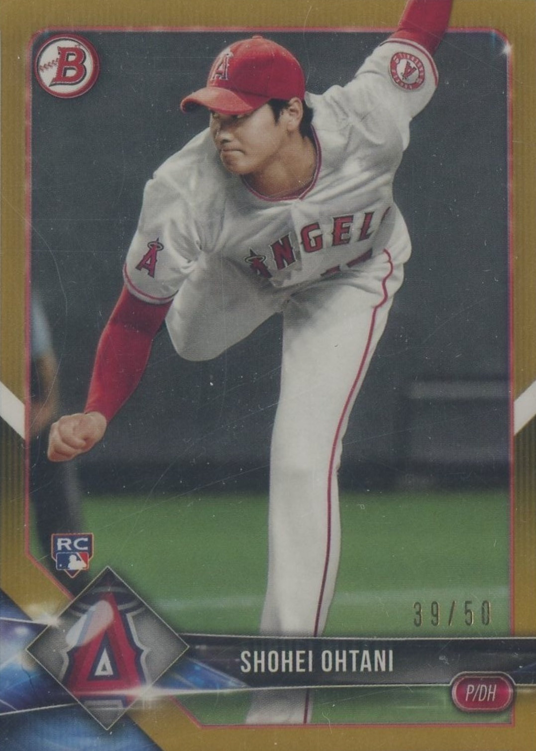Shohei Ohtani 2018 Bowman #49 Gold /50 Price Guide - Sports Card