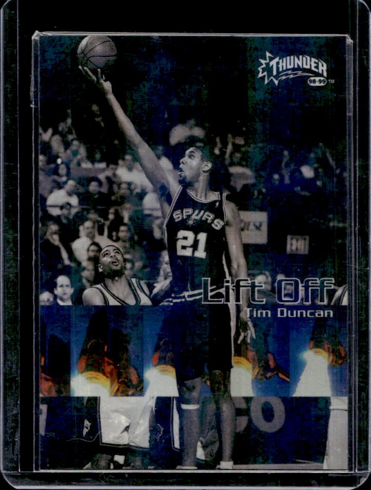 Tim Duncan 1998 Skybox Thunder #4-LO Lift Off Price Guide - Sports