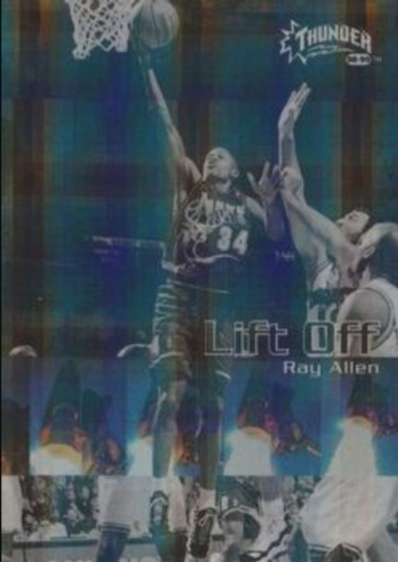 Ray Allen 1998 SkyBox Thunder #2-LO Lift Off RAW