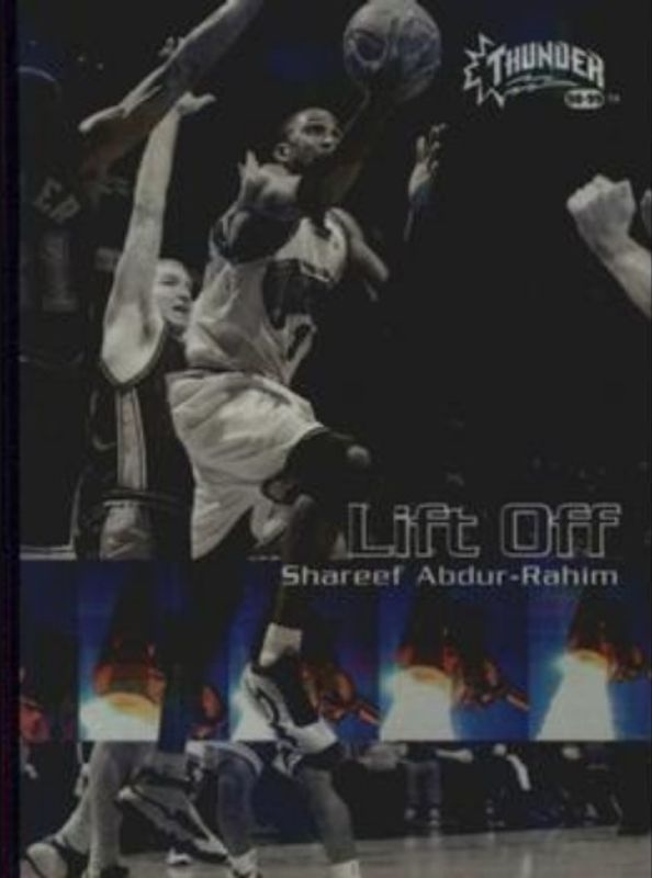 Shareef Abdur-Rahim 1998 SkyBox Thunder #1-LO Lift Off RAW