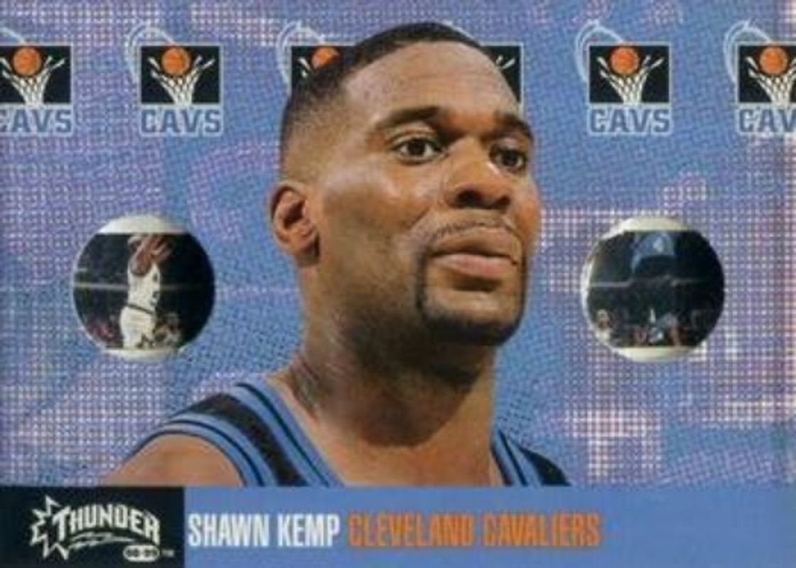 Shawn Kemp 1998 SkyBox Thunder #10 Flight School RAW