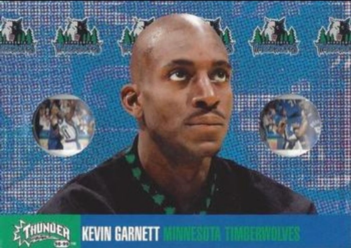 Kevin Garnett 1998 SkyBox Thunder #4 Flight School RAW