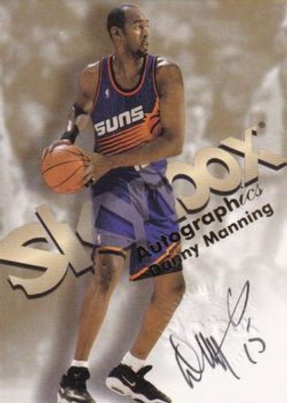 Danny Manning 1998 SkyBox Thunder Autographics RAW