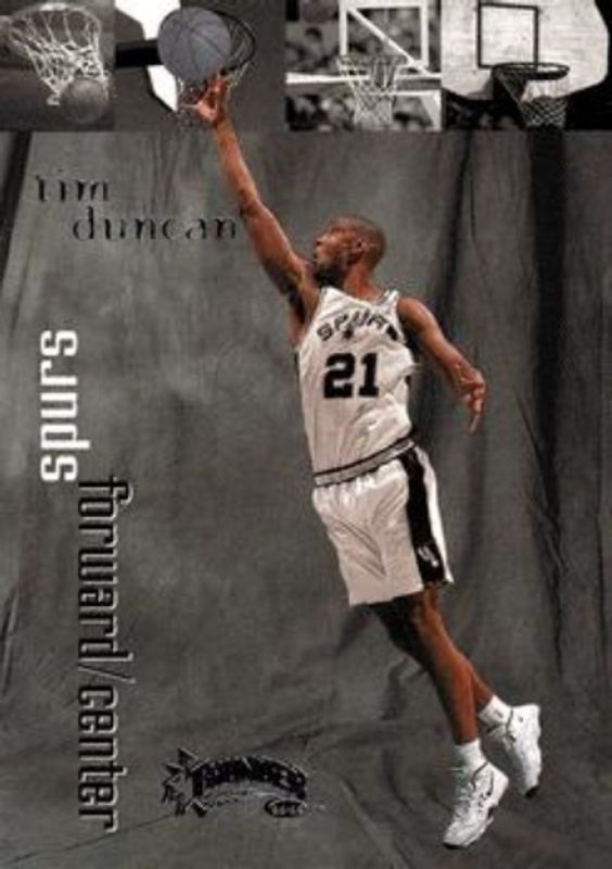 Tim Duncan 1998 SkyBox Thunder #101 Base RAW