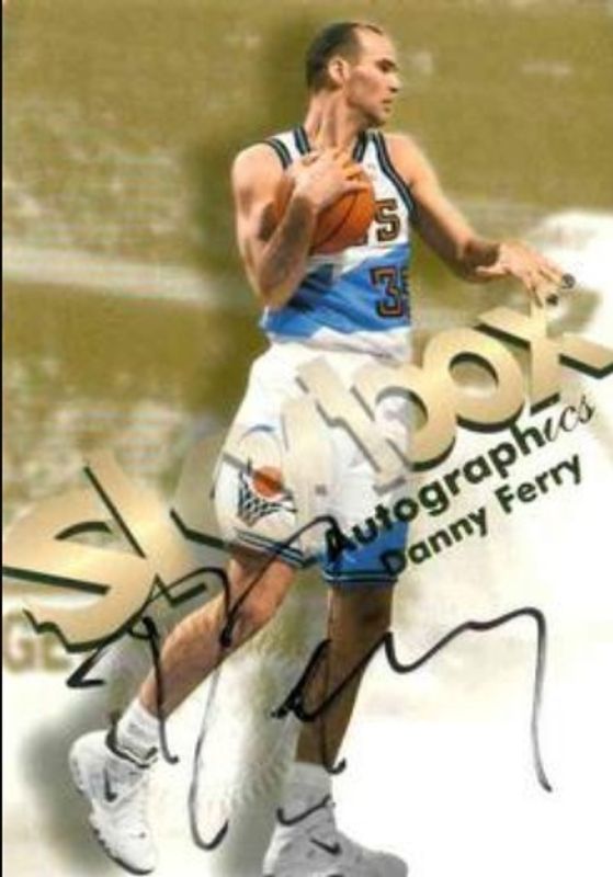 Danny Ferry 1998 SkyBox E-X Century Autographics RAW