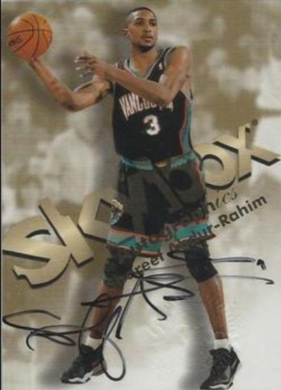 Shareef Abdur-Rahim 1998 SkyBox E-X Century Autographics RAW