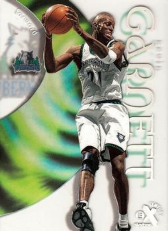 Kevin Garnett 1998 SkyBox E-X Century #13 Base RAW