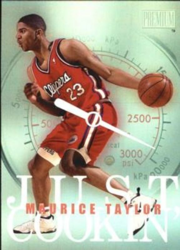 Maurice Taylor 1998 SkyBox Premium #1-JC Just Cookin' RAW