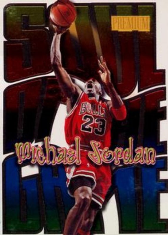 Michael Jordan 1998 SkyBox Premium #1-SG Soul of the Game RAW
