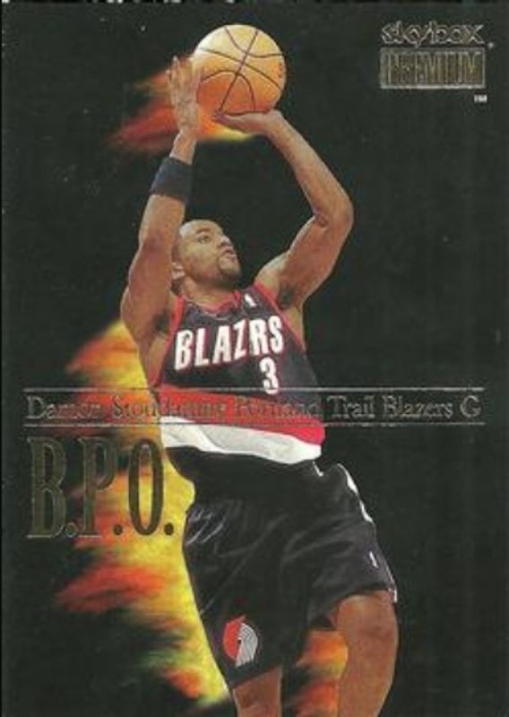 Damon Stoudamire 1998 SkyBox Premium #12-BPO B.P.O. RAW
