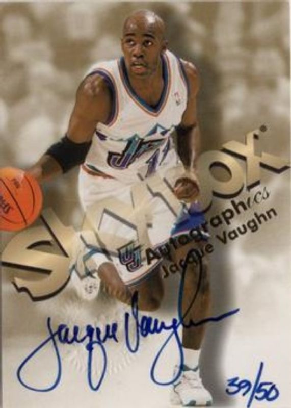 1998 Skybox Premium Autographics Blue /50