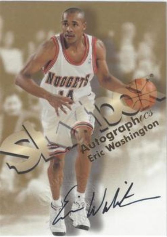 Eric Williams 1998 SkyBox Premium Autographics RAW