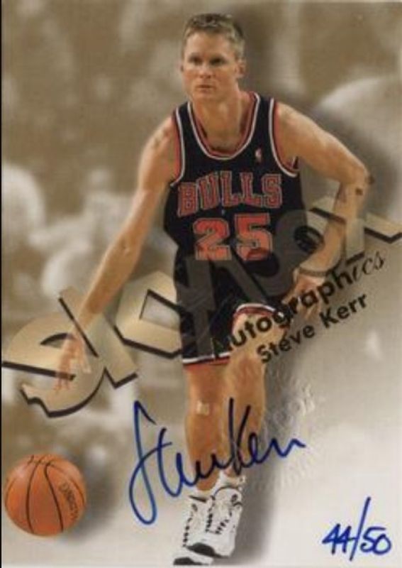1998 SkyBox Premium Autographics Blue /50